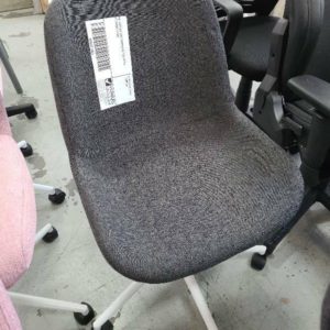 EX DISPLAY GREY MATERIAL TUB STYLE STUDENT CHAIR