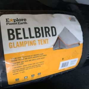 BELLBIRD GLAMPING TENT SOLD AS IS