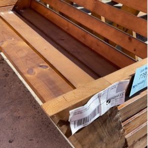 PRE OILED PINE HEAVY DUTY LARGE DAYBED *EXTREMELY HEAVY*