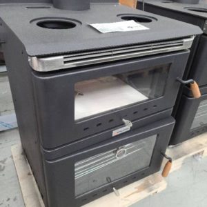 SCANDIA FUSION KAF50 WOOD FIRED OVEN WITH JAPANESE FIREPROOF GLASS BAKERS OVEN INDOOR OR OUTDOOR RRP$2899 SOLD AS IS SCRATCH & DENT STOCK KAF50-19-025