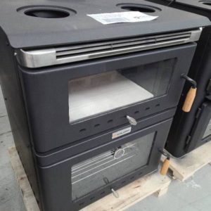 SCANDIA FUSION KAF50 WOOD FIRED OVEN WITH JAPANESE FIREPROOF GLASS BAKERS OVEN INDOOR OR OUTDOOR RRP$2899 SOLD AS IS SCRATCH & DENT STOCK KAF50-19-045