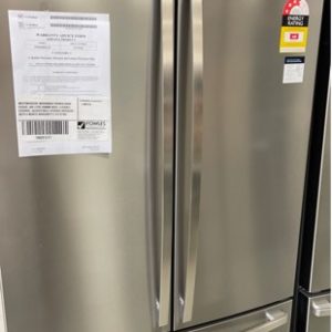 WESTINGHOUSE WHE6000SA FRENCH DOOR FRIDGE 605 LITRE 896MM WIDE FLEXIBLE STORAGE ADJSUSTABLE STORAGE RRP$2299 WITH 6 MONTH WARRANTY C 91775108