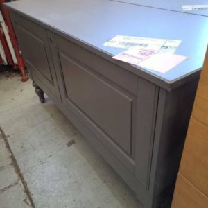 EX HIRE - GREY TIMBER SIDE BOARD SOLD AS IS