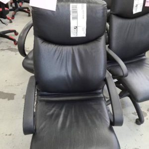EX HIRE - BLACK OFFICE CHAIR SOLD AS IS