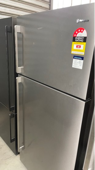 WESTINGHOUSE WTB5404SB S/STEEL 536 LITRE FRIDGE WITH TOP MOUNT FREEZER 4 STAR ENERGY EFFICIENT WITH FRESH SEAL CRISPERS RRP$1699 WITH 12 MONTH WARRANTY B 04071045