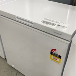 WESTINGHOUSE WCM1400WD 140 LITRE CHEST FREEZER WITH SPRING LOADED LID STORAGE BASKET WITH 12 MONTH WARRANTY B 02001104