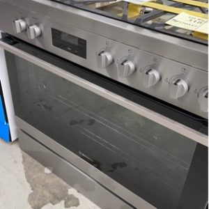 WESTINGHOUSE WFE914SC 900MM FREESTANDING OVEN 5 BURNER GAS COOKTOP WITH ELECTRIC OVEN WITH TWIN FAN AND TRIPLE GLAZED DOOR RRP$2199 WITH 12 MONTH WARRANTY B 02720842