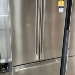 WESTINGHOUSE WHE5204SB FRENCH DOOR FRIDGE STAINLESS STEEL 528 LITRE  796MM WIDE FINGER PRINT RESISTANT LOCKABLE COMPARTMENT DOOR ALARM FULLY FLEXIBLE INTERIOR FULL WIDTH HUMIDITY CONTROLLED CRISPER WITH 12 MONTH WARRANTY B 93075050