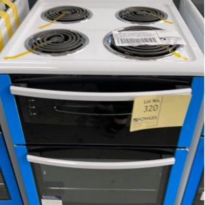 WESTINGHOUSE WLE525WB 540MM ALL ELECTRIC FREESTANDING OVEN WITH COIL COOKTOP AND ELECTRIC OVEN WITH SEPARATE GRILL RRP$999 WITH 12 MONTH WARRANTY B 03642261