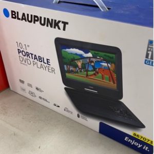 BLAUPUNKT 10 PORTABLE DVD PLAYER WITH 3 MONTH WARRANTY"