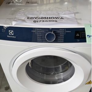 ELECTROLUX 6KG EDV605HQWA AUTO VENTED DRYER WITH 12 MONTH WARRANTY A 03034102