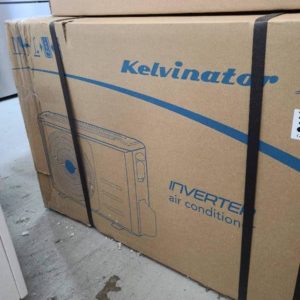KELVINATOR KSD325HWH 2.5KW SPLIT SYSTEM REVERSE CYCLE AIR CONDITIONER WIFI CONNECTIVITY INVERTER COMPRESSOR CONCEALED DIMMABLE DISPLAY WITH 12 MONTH WARRANTY A 93401266
