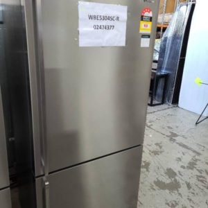 WESTINGHOUSE WBE5304SC STAINLESS STEEL FRIDGE WITH BOTTOM MOUNT FREEZER 528 LITRE FINGER PRINT RESISTANT 4.5 STAR ENERGY EFFICIENCY FRESH SEAL HUMIDITY CRISPER RRP$2099 WITH 12 MONTH WARRANTY A 02474381