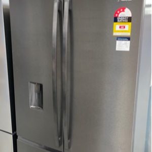 WESTINGHOUSE WQE6060BA DARK S/STEEL FRENCH DOOR FRIDGE WITH ICE & WATER WITH 12 MONTH WARRANTY B 95071964