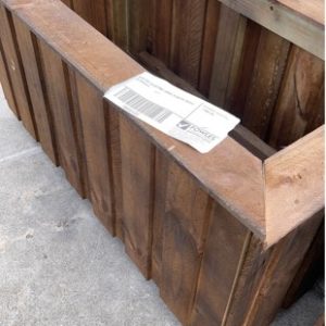 NEW PRE OILED PINE LARGE PLANTER BOXES ON WHEELS