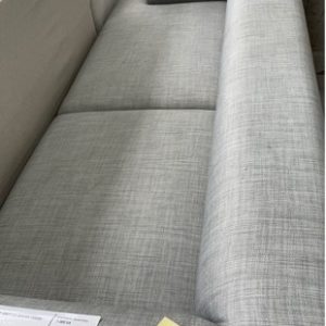 EX HIRE - LIGHT GREY 2.5 SEATER COUCH SOLD AS IS