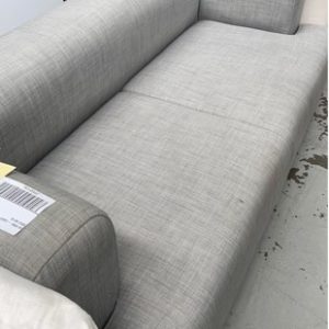 EX HIRE - LIGHT GREY 2.5 SEATER COUCH SOLD AS IS