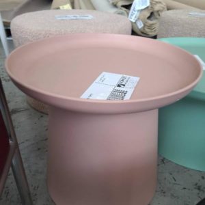 EX HIRE - PINK SIDE TABLE SOLD AS IS