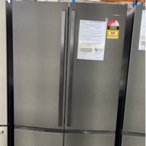 WESTINGHOUSE WQE6000BA 600 LITRE FRENCH DOOR FRIDGE DARK STAINLESS STEEL WITH FLEXIBLE STORAGE LED LIGHTS WITH 12 MONTH WARRANTY A 00877493