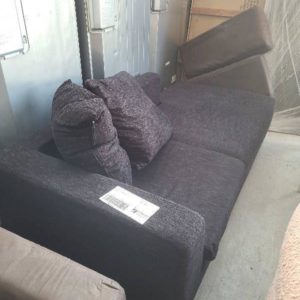 EX HIRE - BLACK CHAISE SOLD AS IS