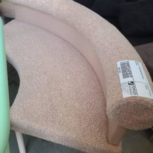 EX HIRE - CURVED PINK EVENT CHAIRS SOLD AS IS