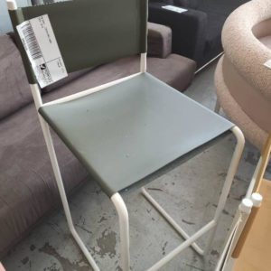 EX HIRE - GREEN BAR CHAIR SOLD AS IS