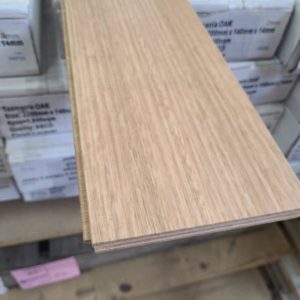 140X14/2MM TAS OAK NATURAL LACQUERED ENGINEERED FLOORING- (25 BOXES X 1.848 M2)