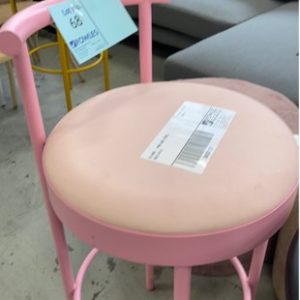 EX HIRE - PINK BAR STOOL SOLD AS IS
