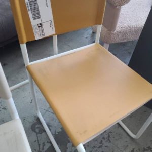 EX HIRE - ORANGE CHAIR SOLD AS IS