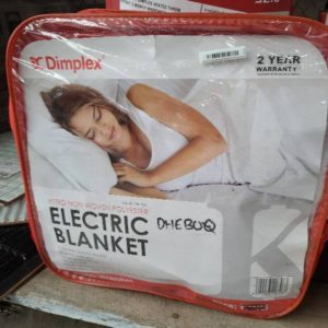 EX DISPLAY DIMPLEX NON WOVEN FITTED ELECTRIC BLANKET DHEBUK KING SIZE 3 MONTH WARRANTY