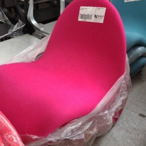 EX-HIRE PINK DESIGNER CHAIR SOLD AS IS