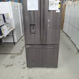ELECTROLUX EHE5267BC DARK STAINLESS STEEL FRENCH DOOR FRIDGE WITH ICE & WATER 796MM WIDE FLEXIBLE STORAGE WITH DOOR ALARM WITH 12 MONTH WARRANTY