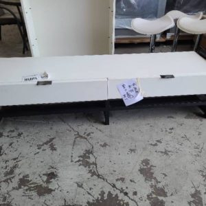 EX HIRE - WHITE ENTERTAINMENT UNIT SOLD AS IS