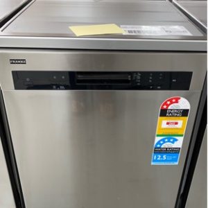 FRANKE DESIGNER FREESTANDING DISHWASHER 600MM STAINLESS STEEL 14 PLACE SETTING FRDW60FS RRP$999 WITH 3 MONTHS WARRANTY