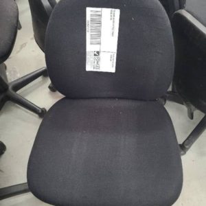EX HIRE BLACK OFFICE CHAIR SOLD AS IS