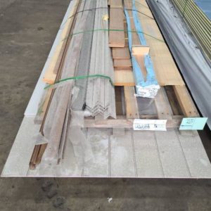 MIXED PACK OF ASST'D SHEET PRODUCT METAL MOULDINGS LINING BOARDS ETC