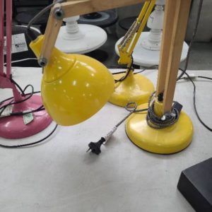EX HIRE - YELLOW STUDENT LAMP SOLD AS IS