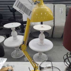 EX HIRE - YELLOW STUDENT LAMP SOLD AS IS