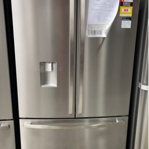 WESTINGHOUSE WHE6060SB 605 LITRE FRENCH DOOR FRIDGE S/STEEL WITH WATER AND AUTOMATIC ICE MAKER 896MM WIDE DESIGNED TO FIT 900MM SPACE FLEXIBLE STORAGE MULTI FLOW AIR DELIVERY SYSTEM FAMILY SAFE LOCKABLE COMPARTMENTLED LIGHTING WITH 12 MONTH WARRANTY A10475231