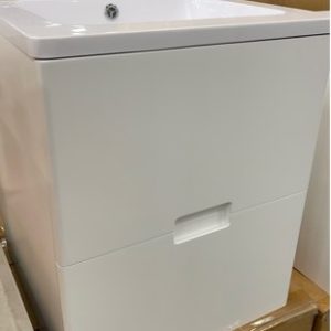 BRAND NEW 450MM WALL HUNG VANITY WITH POLY MARBLE TOP IOTTI AYV450W