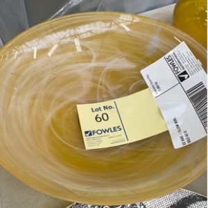 EX HIRE - YELLOW BOWL SOLD AS IS