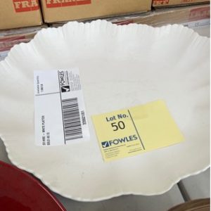 EX HIRE - WHITE PLATTER SOLD AS IS