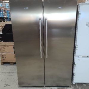 BRAND NEW KITCHENAID KCFPX 18120 S/STEEL SIDE BY SIDE FRIDGE 660 LITRE 1931H X 1198MM WIDE WITH GOURMET INTERIOR & SHOCK FREEZER COMPARTMENT WITH PRO FRESH TECHNOLOGY TO OPTIMISE TEMPERATURE & HUMIDITY LEVELS RRP$8499 WITH 12 MONTH WARRANTY