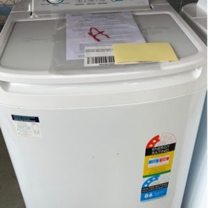 SIMPSON SWT7055TMWA 7KG TOP LOAD WASHING MACHINE WITH 12 MONTH WARRANTY **DENTED LEFT FRONT AND SOME SCRATCHES** SOLD AS IS