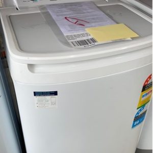 SIMPSON SWT7055TMWA 7KG TOP LOAD WASHING MACHINE WITH EZI SET CONTROLS AND SOFT CLOSE GLASS LID WITH 12 MONTHS WARRANTY