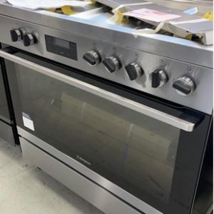 WESTINGHOUSE WFE915SD 900MM DUEL FUEL FREESTANDING OVEN WITH 8 COOKING FUNCTIONS & 6 MONTH WARRANTY