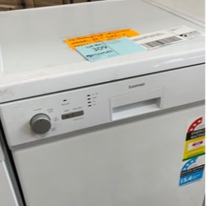 EX DISPLAY EUROMAID DR14W WHITE DISHWASHER WITH 3 MONTH WARRANTY