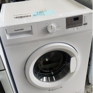 EX DISPLAY EUROMAID WM7PRO 7KG FRONT LOAD WASHING MACHINE 15 WASH PROGRAM WITH 3 MONTH WARRANTY SOLD AS IS