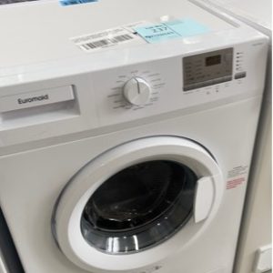 EX DISPLAY EUROMAID WM7PRO 7KG FRONT LOAD WASHING MACHINE 15 WASH PROGRAM WITH 3 MONTH WARRANTY SOLD AS IS