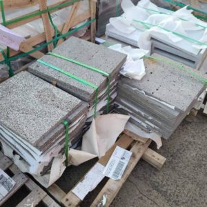 PALLET OF MIXED BLUE STONE PAVERS ANTLINE 400 X 400 X 20MM 39 PIECES & 400 X 300 X 20MM 30 PIECES MAY 28/11